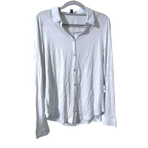 Ann Taylor blouse size Medium icy‎ blue lyocel